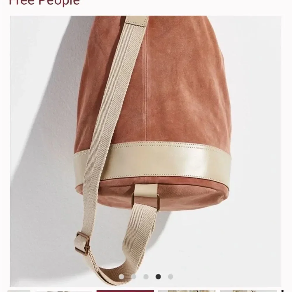New Free People Varsity suede Backpack
NWOT
MSRP $178
16W x 16 H x 9 D - Picture 3 of 14